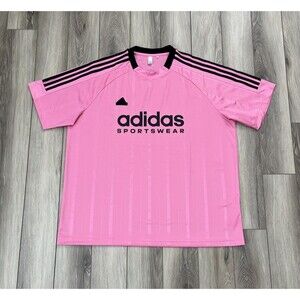 adidas Sportswear Men's Tiro NTPK T-Shirt Jersey Tee Pink/Black JP2077 SIZE XL